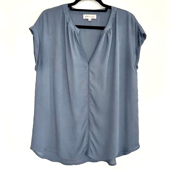 EUC Philosophy Women’s Grey Top - Picture 1 of 2